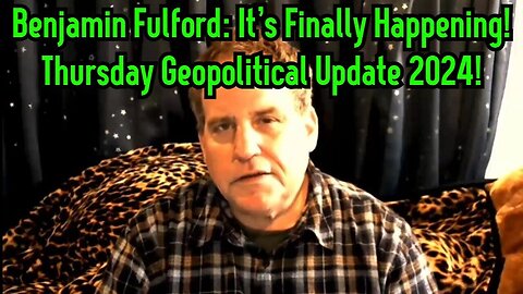 1/27/24 - Benjamin Fulford: It's Finally Happening! Thursday Geopolitical Update 2024!