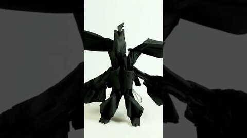 Origami Zekrom, by Tadashi Mori! #shorts #shortsvideo #tadashimori #tadashiorigami #zekrom #pokemon