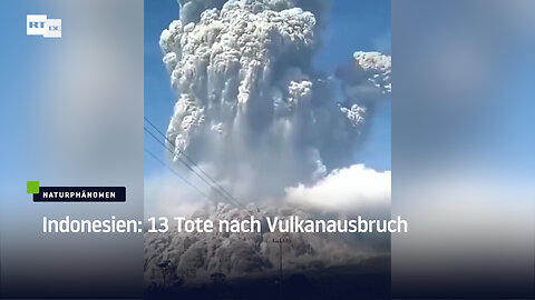 Indonesien: 13 Tote nach Vulkanausbruch