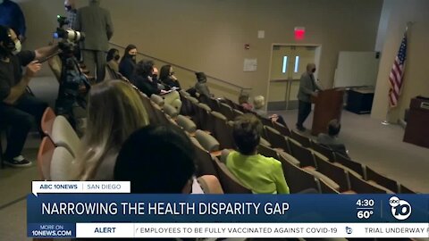 Push to narrow health disparity gap