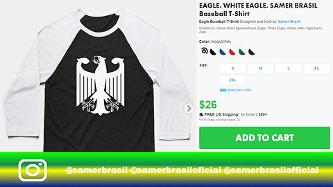 EAGLE. WHITE EAGLE. @SAMERBRASIL. DEUTSCHLAND. TEEPUBLIC REVIEW #6