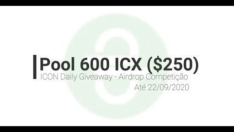 Finalizado - Airdrop Competição - ICON Daily - ($250)