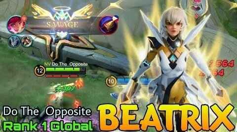 Perfect SAVAGE! Beatrix 100% Unstoppable - Top 1 Global Beatrix by Do The Opposite - Mobile Legends