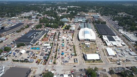 Iowa State Fair! Aerial.