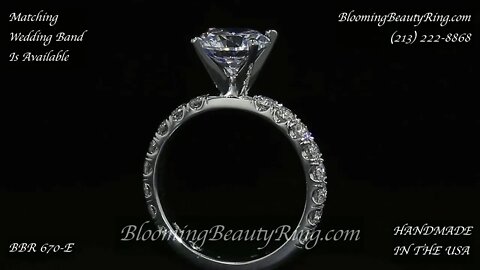 BBR 670E Diamond Engagement Ring From BloomingBeautyRing.com