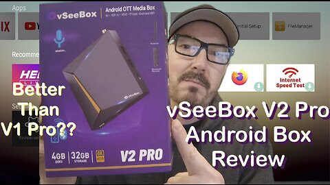 vSeeBox V2 Pro Fully Loaded Android Box Review Part 1 | Better Than V1 Pro?