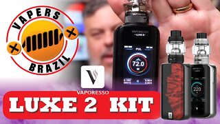 Vaporesso Luxe 2 kit - Velho Conhecido em Nova Roupa - Review PTBR