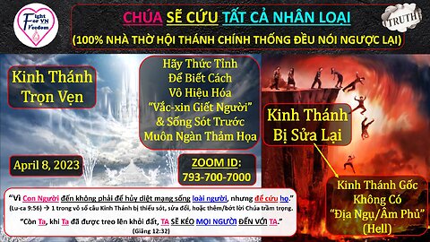 #27-1 (PHẦN 1) - CHÚA SẼ CỨU TẤT CẢ NHÂN LOẠI