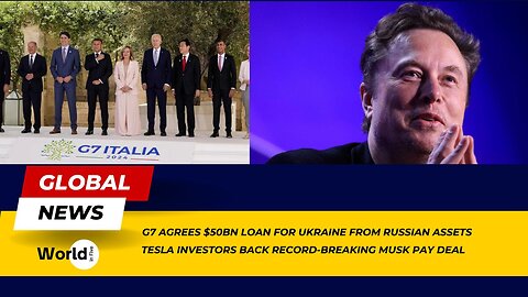 G7 Leaders Make Huge Decision: $50bn Loan for Ukraine | Latest News