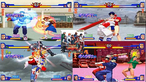 Shiritsu Justice Gakuen 2 - Rival Schools 2 - All characters tag team special attack move