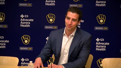 Milwaukee Brewers president David Stearns discusses the team's offseason