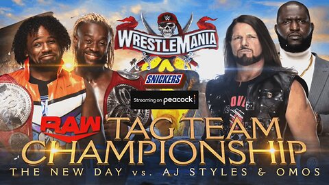 The New Day vs AJ Styles & Omos - WrestleMania 37 (Full Match)