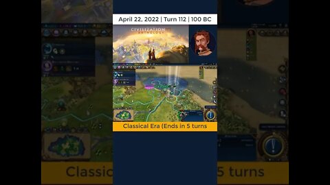 #oneturnadaychallenge #civ6 – Turn 112 - CHOP IT DOWN! #shorts