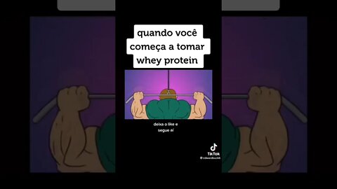 QUANDO VOCÊ COMEÇAR A TOMAR WHEY PROTEIN... #Shorts