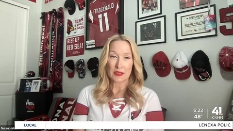 Arizona Cardinals fan predicts trade as she heads to NFL Draft in Kansas City