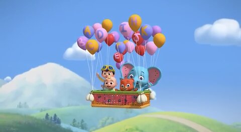 ABC Song with Balloons and Animal