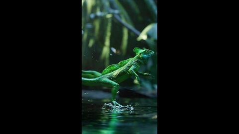 This Lizard Can Walk On Water