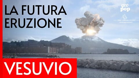 LA FUTURA ERUZIONE DEL VESUVIO-animazione realistica DOCUMENTARIO con messaggio PUTIN LAVALI