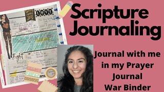 Scripture Journaling // work in my scripture journal with me