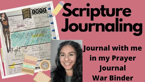 Scripture Journaling // work in my scripture journal with me