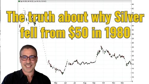 The truth about why Silver fell from $50 in 1980 (CFTC, COMEX, Hunt Brothers, Silver Thursday)