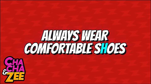 Travel Tip #2: Wear Comfortable Shoes