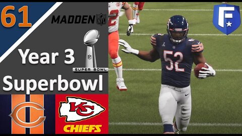 #61 Judge vs Mahomes in Superbowl 57 l Madden 21 Chicago Bears Franchise