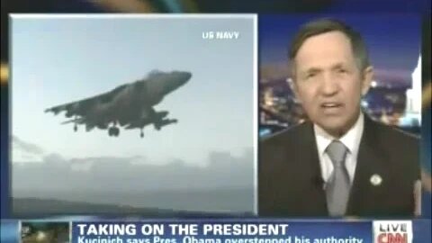 END WAR Kucinich On Obama Doctrine Goes Beyond Constitution, War Powers, UN Man