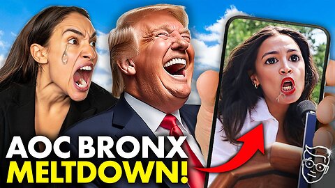 AOC Mercilessly ROASTED After Psychotic BREAK-DOWN at TINY Rally In Bronx | 'This is a CRINGE-Fest'