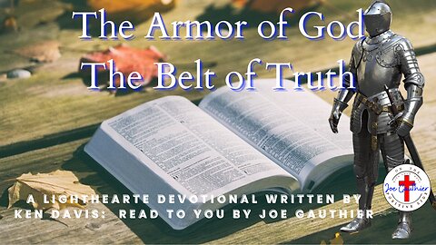 The Armor of God - The Belt of Truth