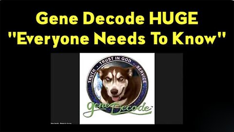 Gene Decode HUGE Intel 11/26/23: "Everyone Needs To Know"