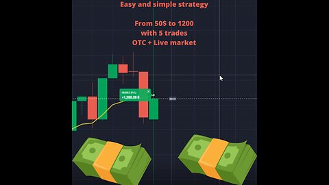 Live trading on quotex From 50$ to 1200$ | Quotex strategy OTC & Live Market 2023