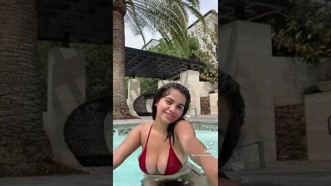 Big tits in pool #tiktok #shorts #tiktokvideo