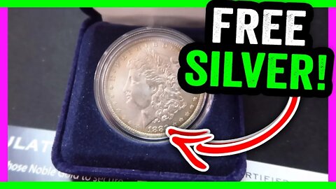 FREE SILVER MORGAN DOLLAR COIN!!