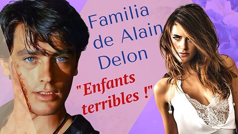 ALAIN DELON. «Enfants terribles !"/ "¡Niños terribles!"