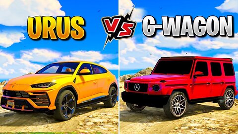 Lamborghini urus VS G wagon who wins??? lets race!!!