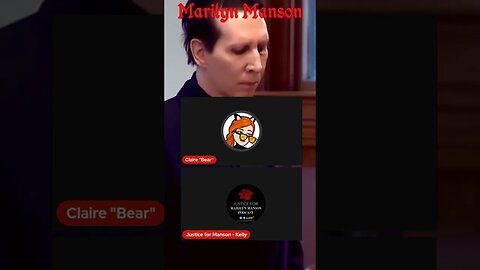 Marilyn Manson Update@justice4marilynmanson &@ClaireView307 #marilynmanson #truecrime #podcast