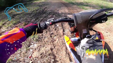 Krista test rides my 2019 KTM 450 SXF WITH GoPro Metrics