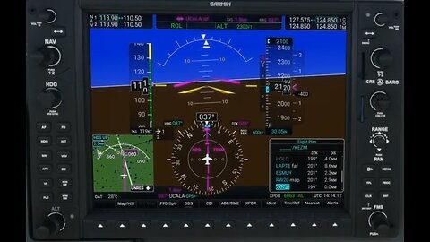 RNAV approach G1000