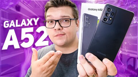 WOW! Galaxy A52 é o novo INTERMEDIARIO DE SUCESSO da SAMSUNG? AGORA COM IP67! Unboxing e Impressões!