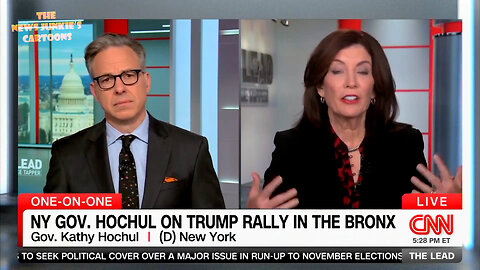 NY Democrat Hochul calls thousands of President Trump's Bronx supporters "clowns" and his enormous rallies "made up fake rallies."