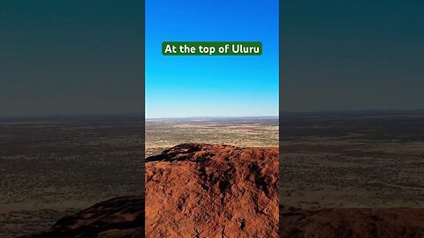 Indiana Joe at the top of Uluru! #viral #uluru #ayersrock #australia #red