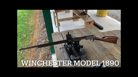 Winchester model 1890 22 short rimfire rifle