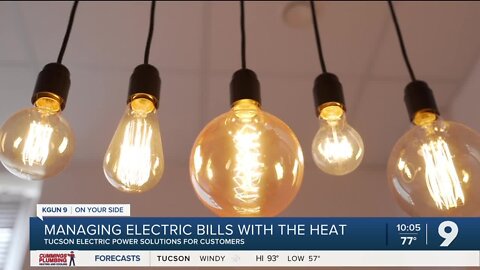 Controlling electric bills over the hot summer months