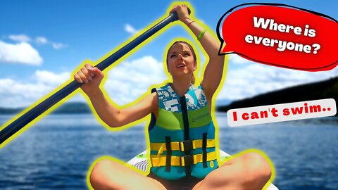 Alone and scared | Paddle Boarding For The First Time