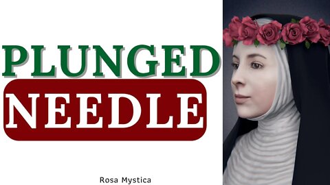 PLUNGED NEEDLE - SAINT ROSE OF LIMA