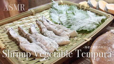 How To Make SHRIMP & VEGETABLE TEMPURA | No Music | ASMR