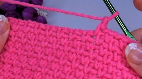 How to crochet simple stitch free written pattern in description