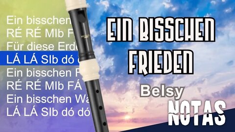 Ein bisschen Frieden - Belsy - Cifra melódica