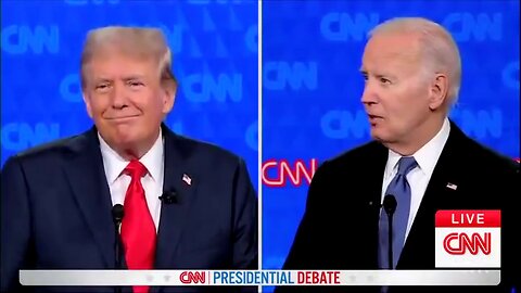 Biden's bizarre mumbling dementia, derails Debate into a weird digression about Golf Handicap 😐